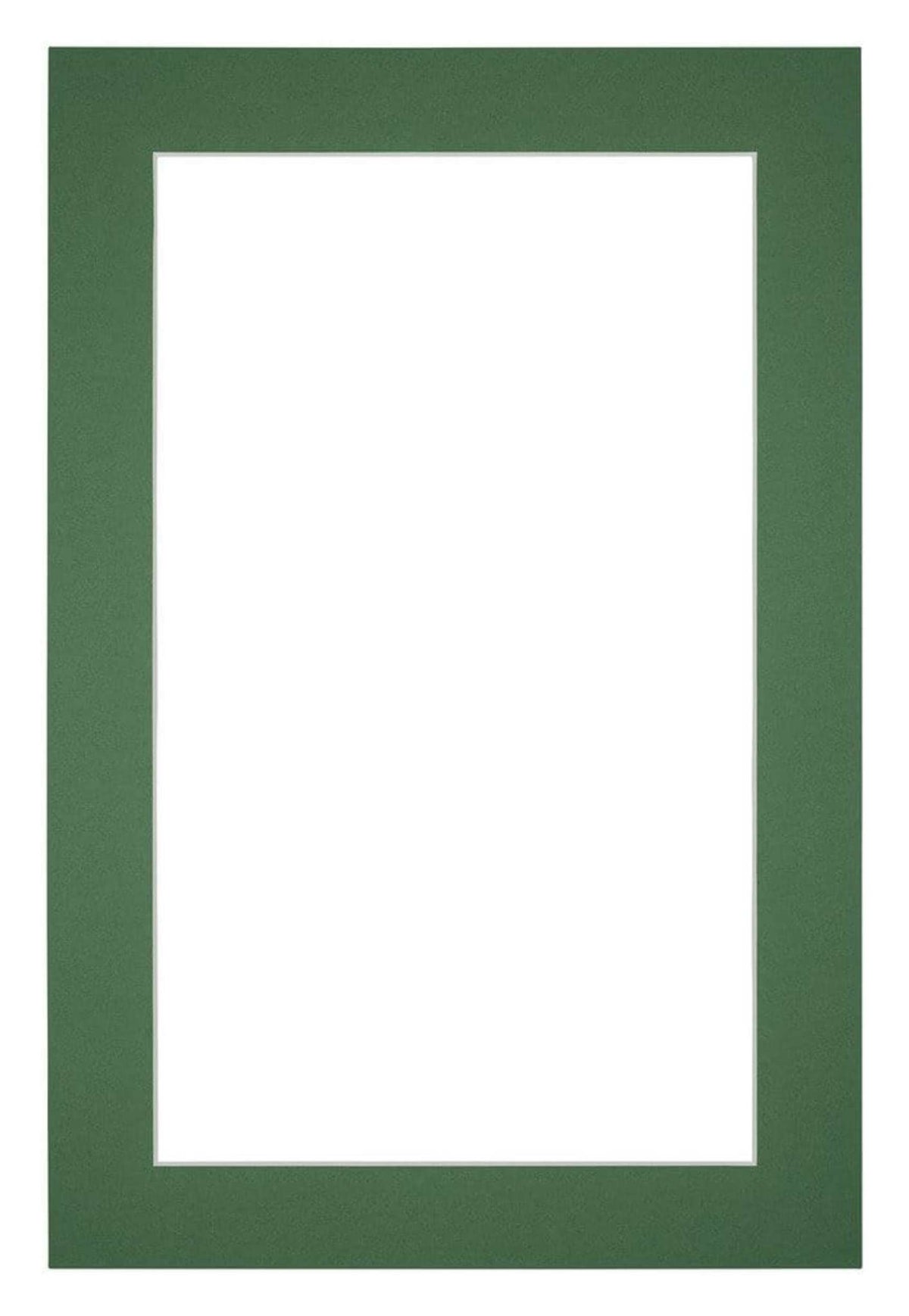 Passe Partout 20x30cm Carton Green Forest Edge 4cm Straight Front | Yourdecoration.com