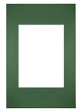 Passe Partout 20x30cm Carton Green Forest Edge Straight Front | Yourdecoration.com