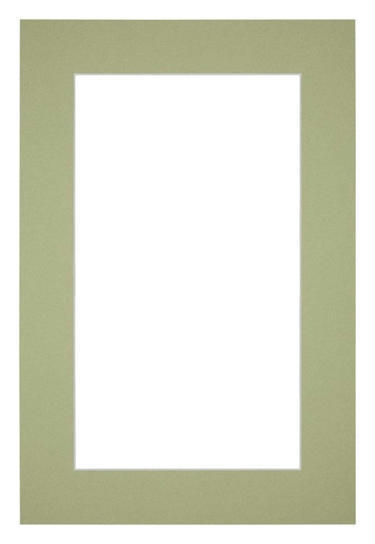 Passe Partout 20x30cm Carton Mint Green Edge 5cm Straight Front | Yourdecoration.com