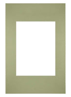 Passe Partout 20x30cm Carton Mint Green Edge Straight Front | Yourdecoration.com