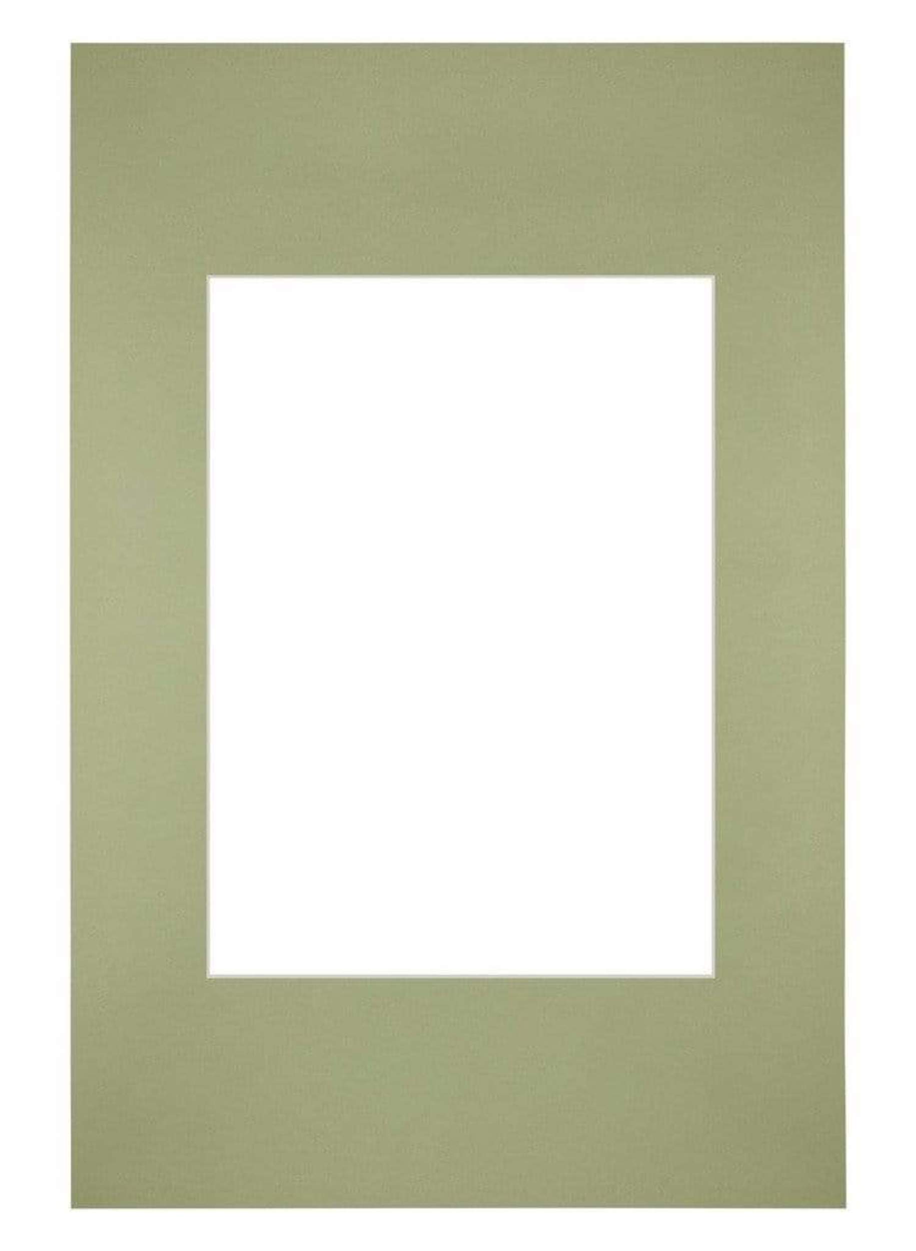 Passe Partout 20x30cm Carton Mint Green Edge Straight Front | Yourdecoration.com