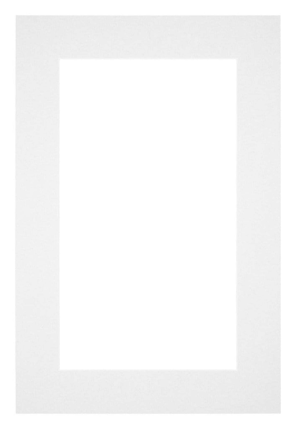 Passe Partout 20x30cm Carton White Edge 5cm Straight Front | Yourdecoration.com