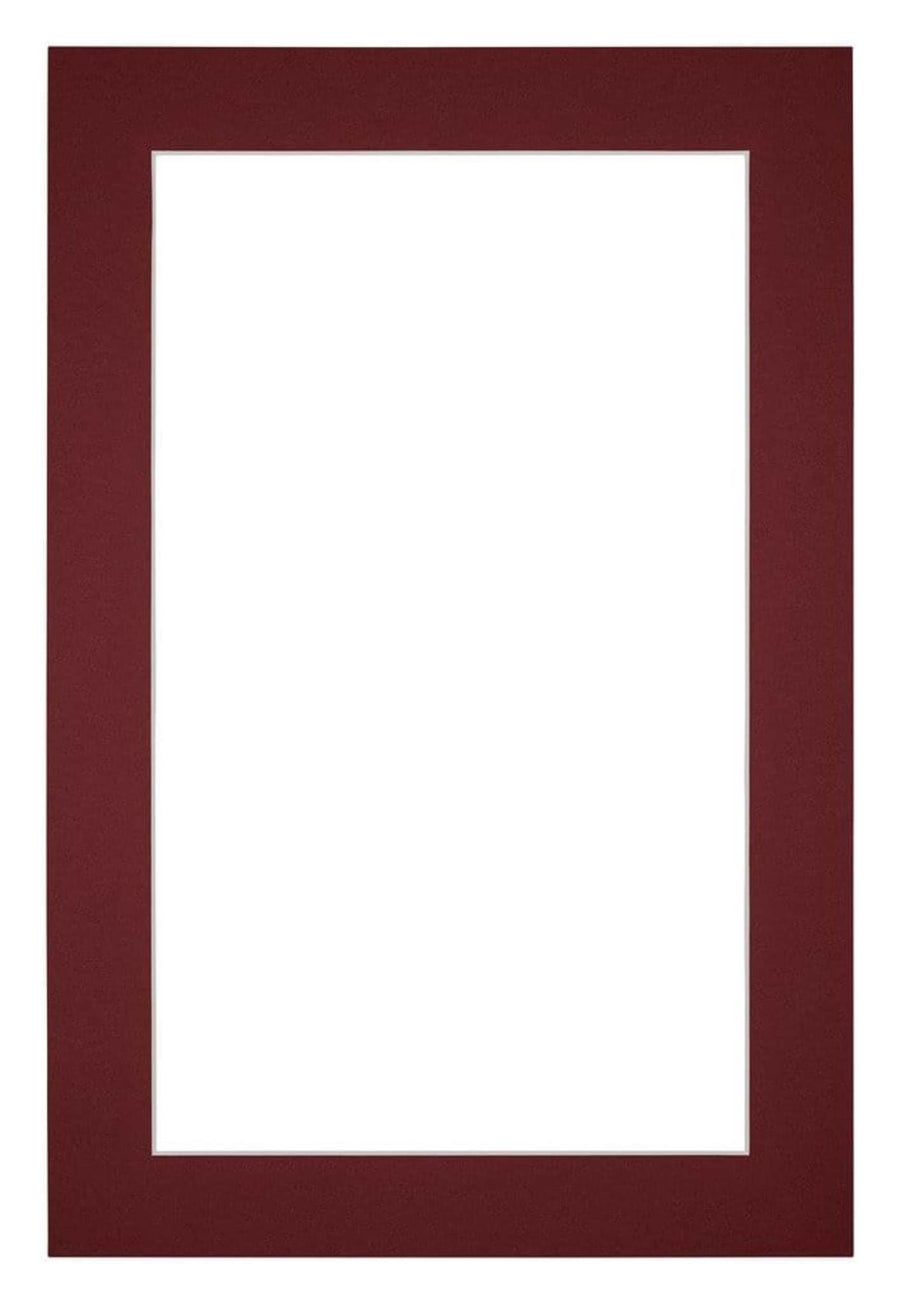Passe Partout 20x30cm Carton Wine Red Edge 4cm Straight Front | Yourdecoration.com