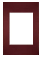 Passe Partout 20x30cm Carton Wine Red Edge Straight Front | Yourdecoration.com