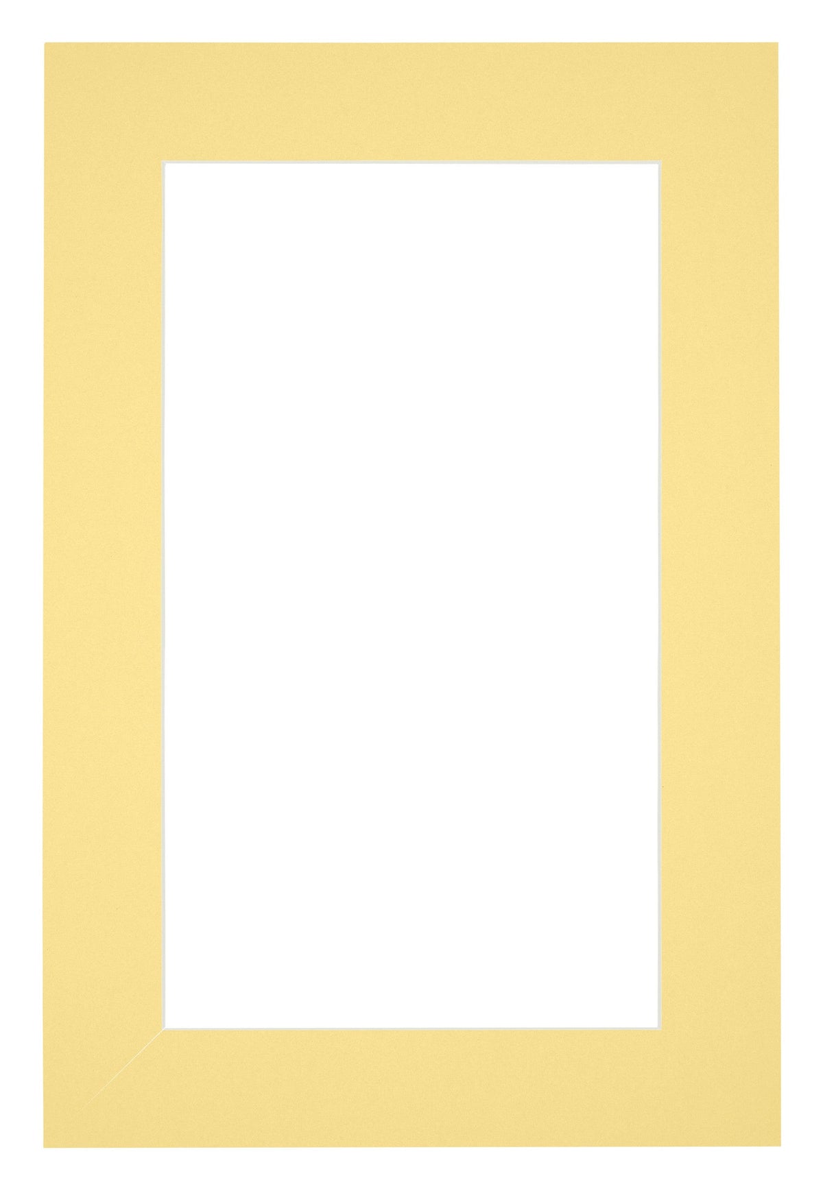 Passe Partout 20x30cm Carton Yellow Edge 5cm Straight Front | Yourdecoration.com