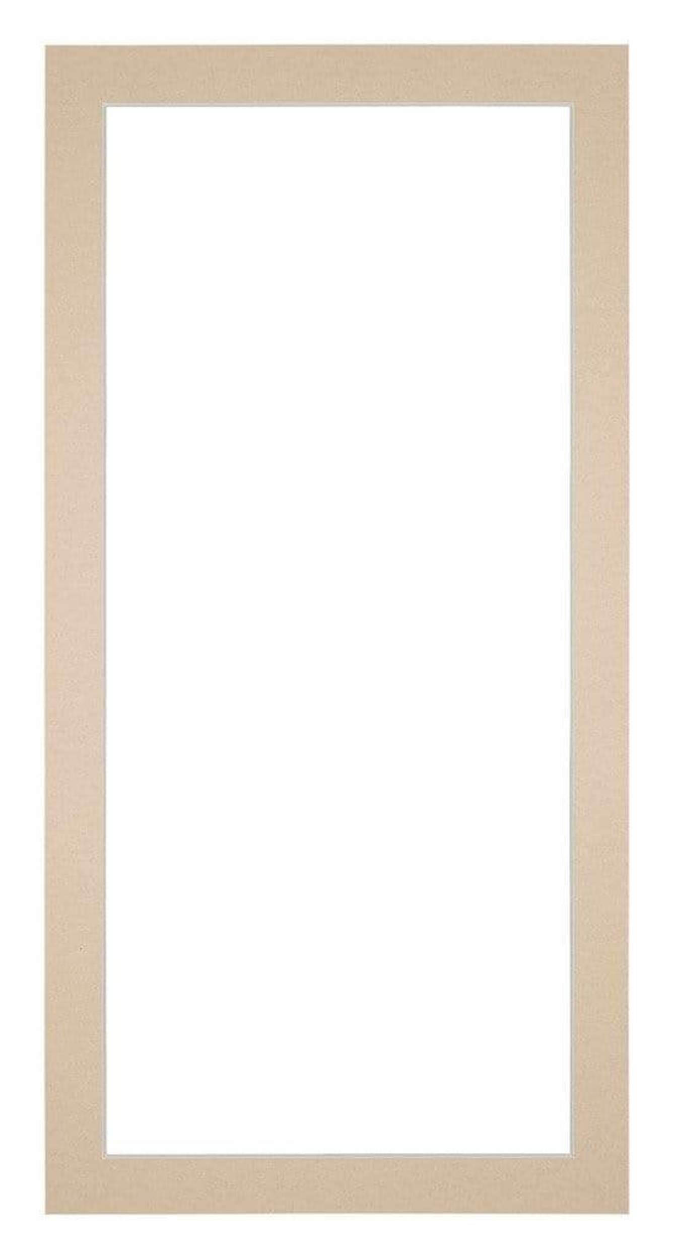 Passe Partout 20x40cm Carton Beige Edge 3cm Straight Front | Yourdecoration.com