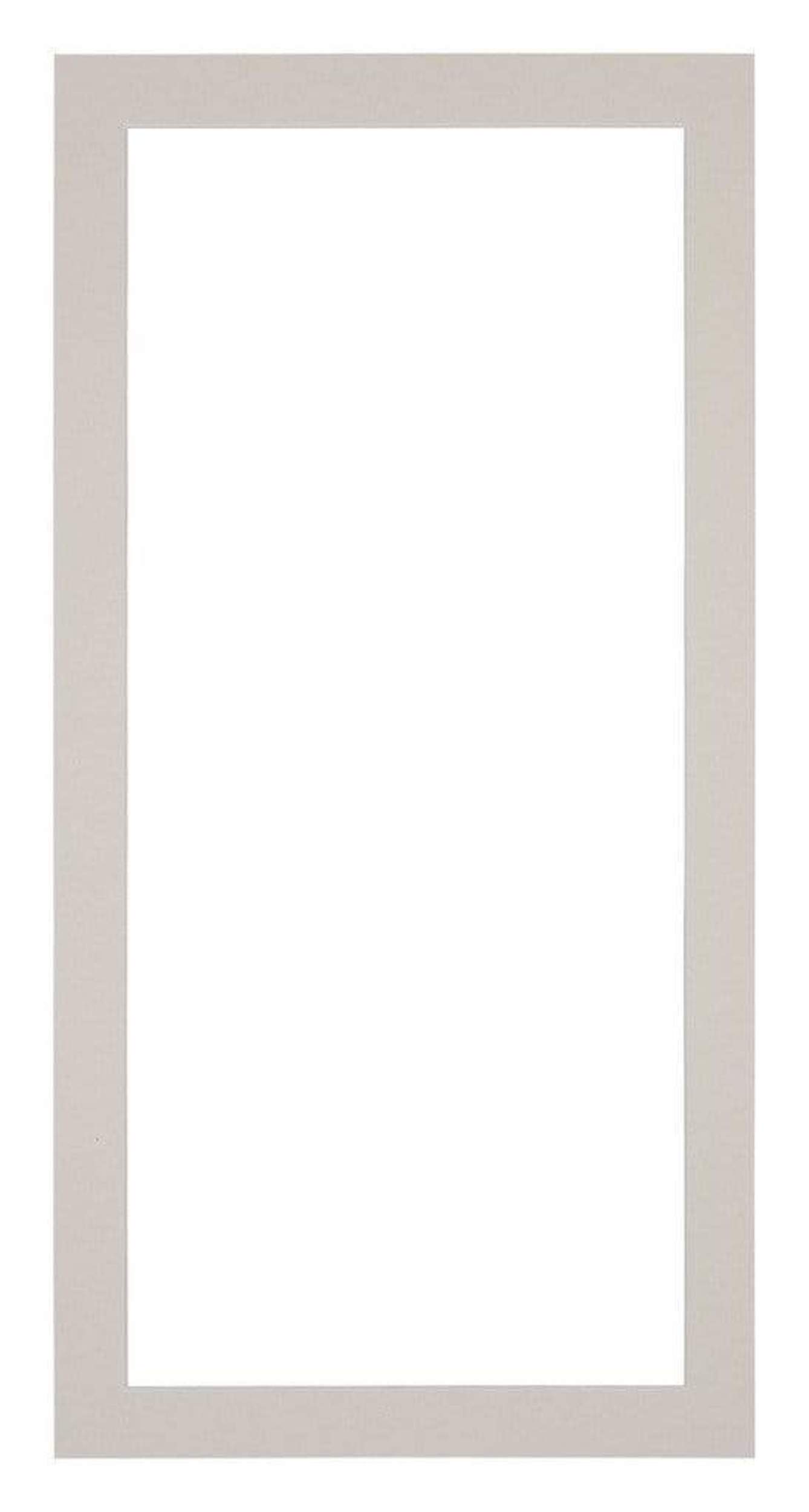 Passe Partout 20x40cm Carton Gray Gray Edge 3cm Straight Front | Yourdecoration.com