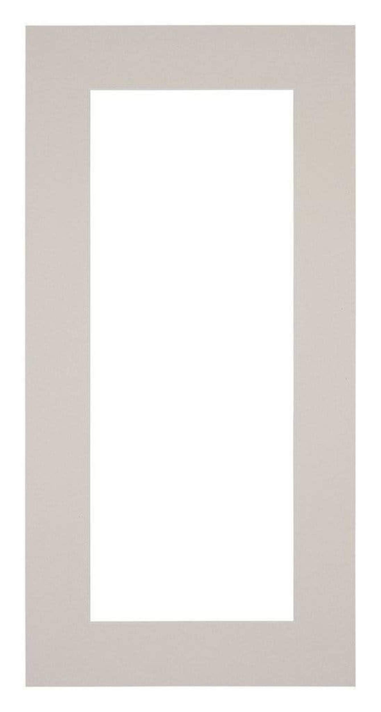 Passe Partout 20x40cm Carton Gray Gray Edge 6cm Straight Front | Yourdecoration.com