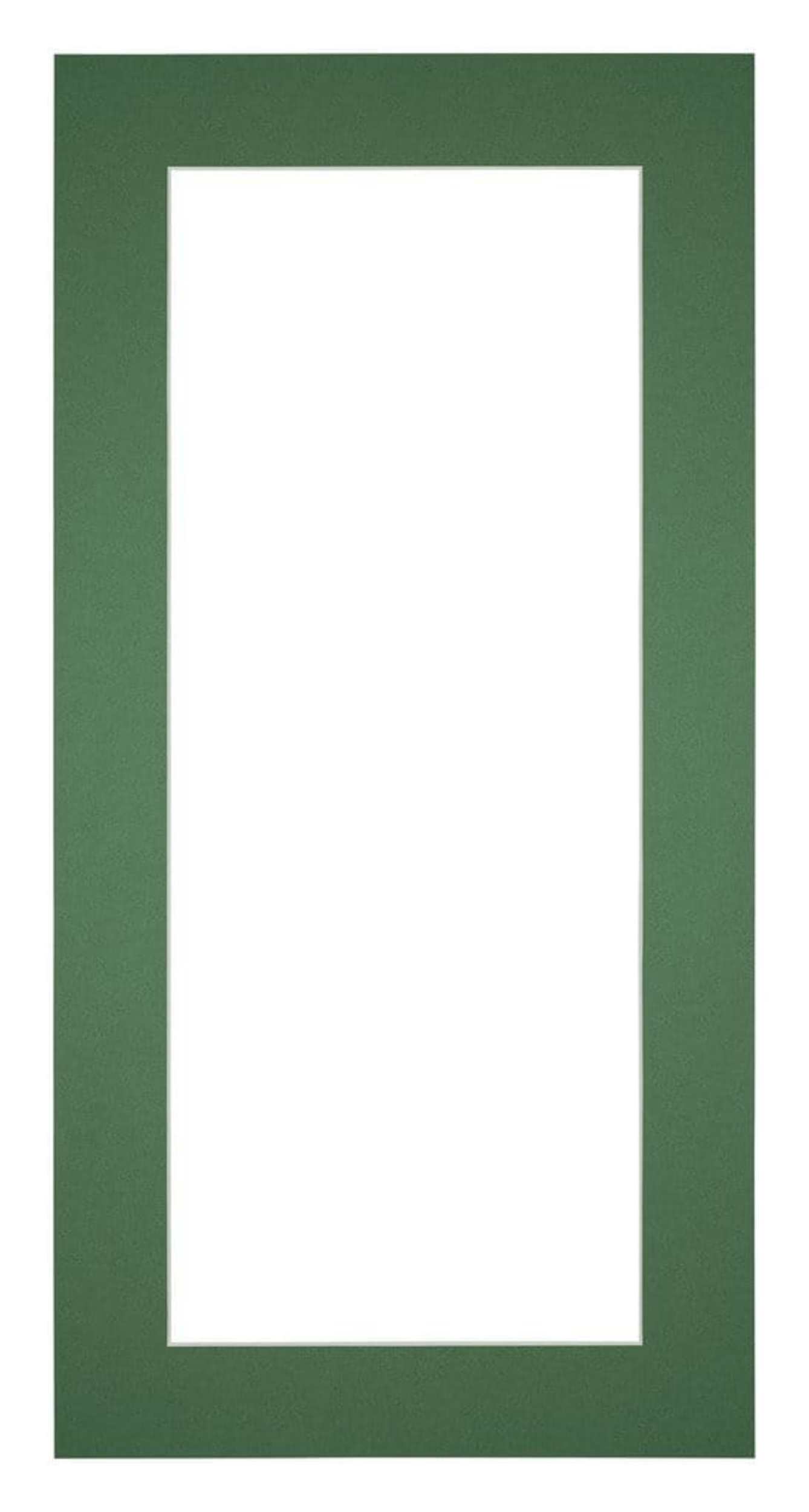 Passe Partout 20x40cm Carton Green Forest Edge 5cm Straight Front | Yourdecoration.com