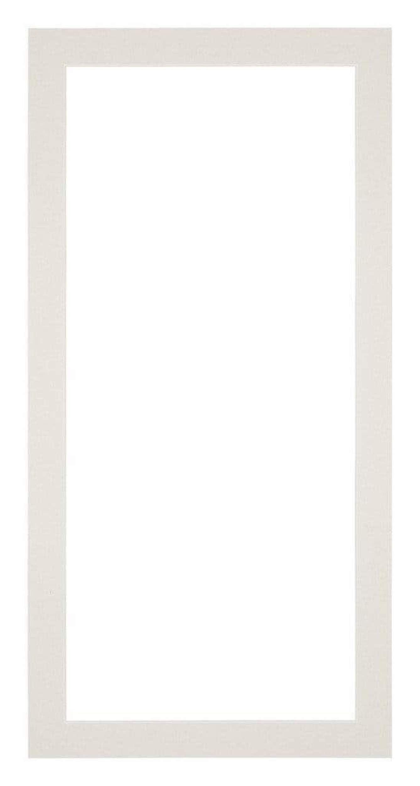 Passe Partout 20x40cm Carton Light Gray Edge 3cm Straight Front | Yourdecoration.com