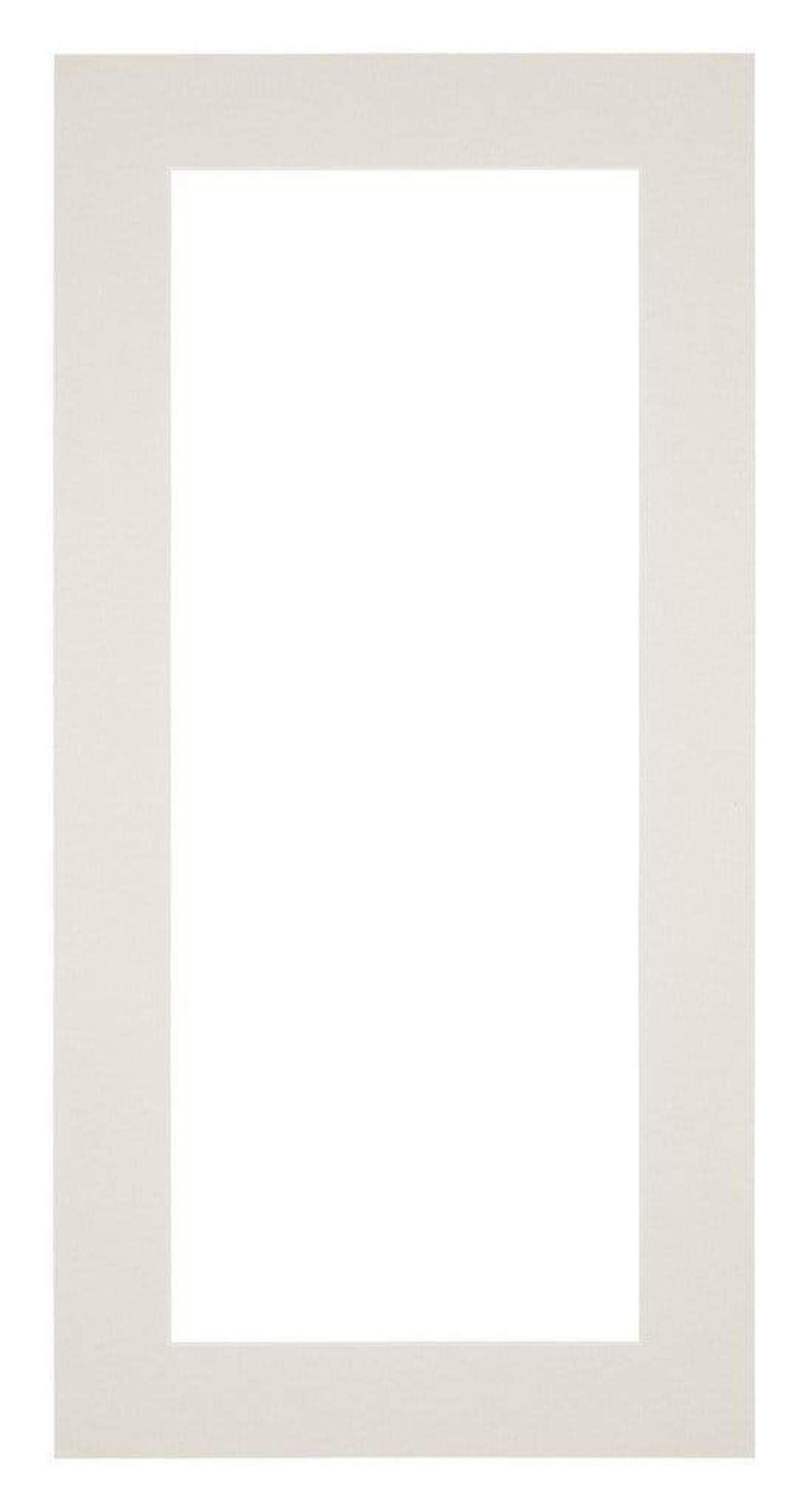 Passe Partout 20x40cm Carton Light Gray Edge 5cm Straight Front | Yourdecoration.com