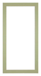 Passe Partout 20x40cm Carton Mint Green Edge 3cm Straight Front | Yourdecoration.com