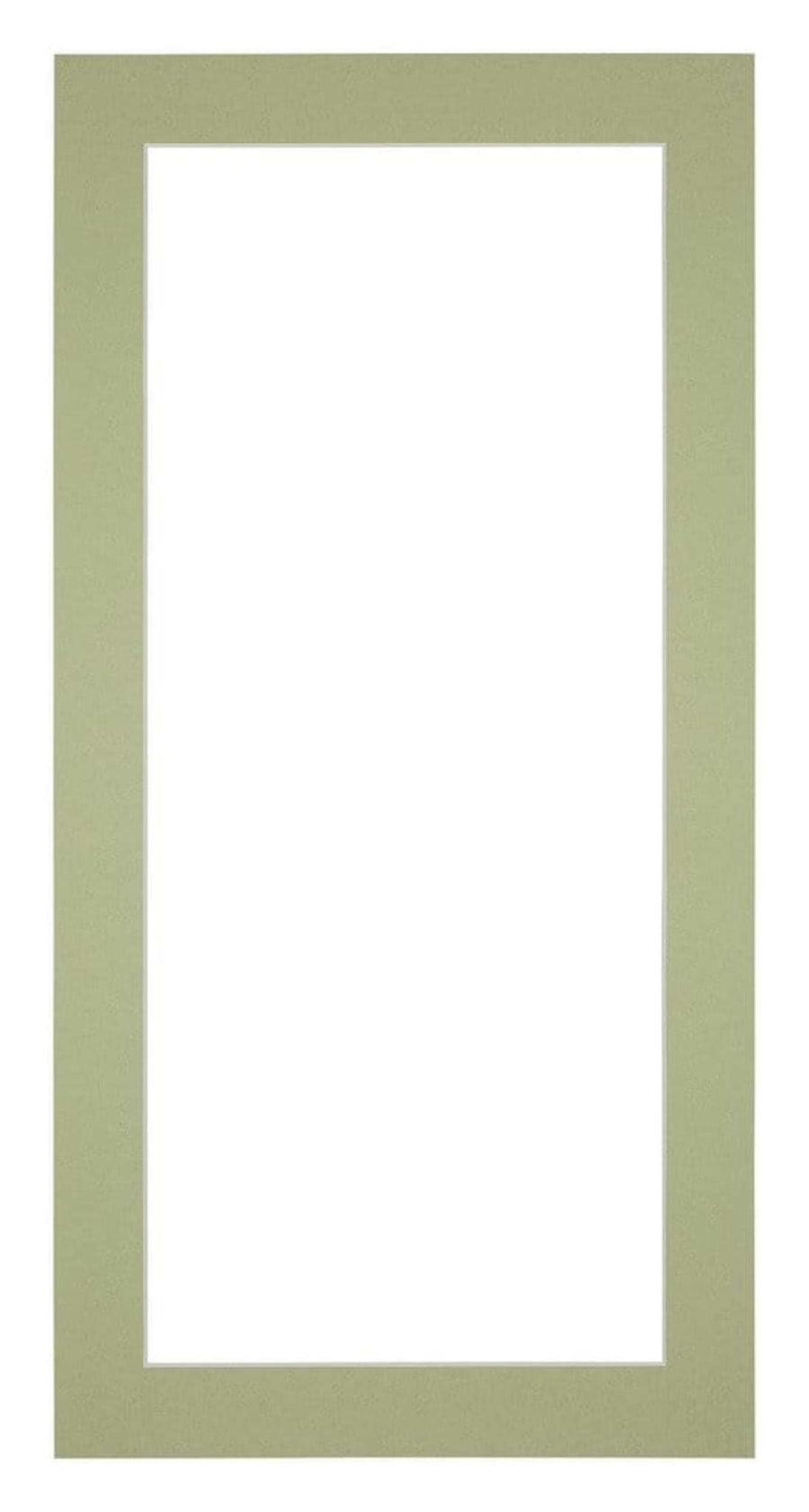 Passe Partout 20x40cm Carton Mint Green Edge 4cm Straight Front | Yourdecoration.com