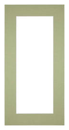 Passe Partout 20x40cm Carton Mint Green Edge 6cm Straight Front | Yourdecoration.com