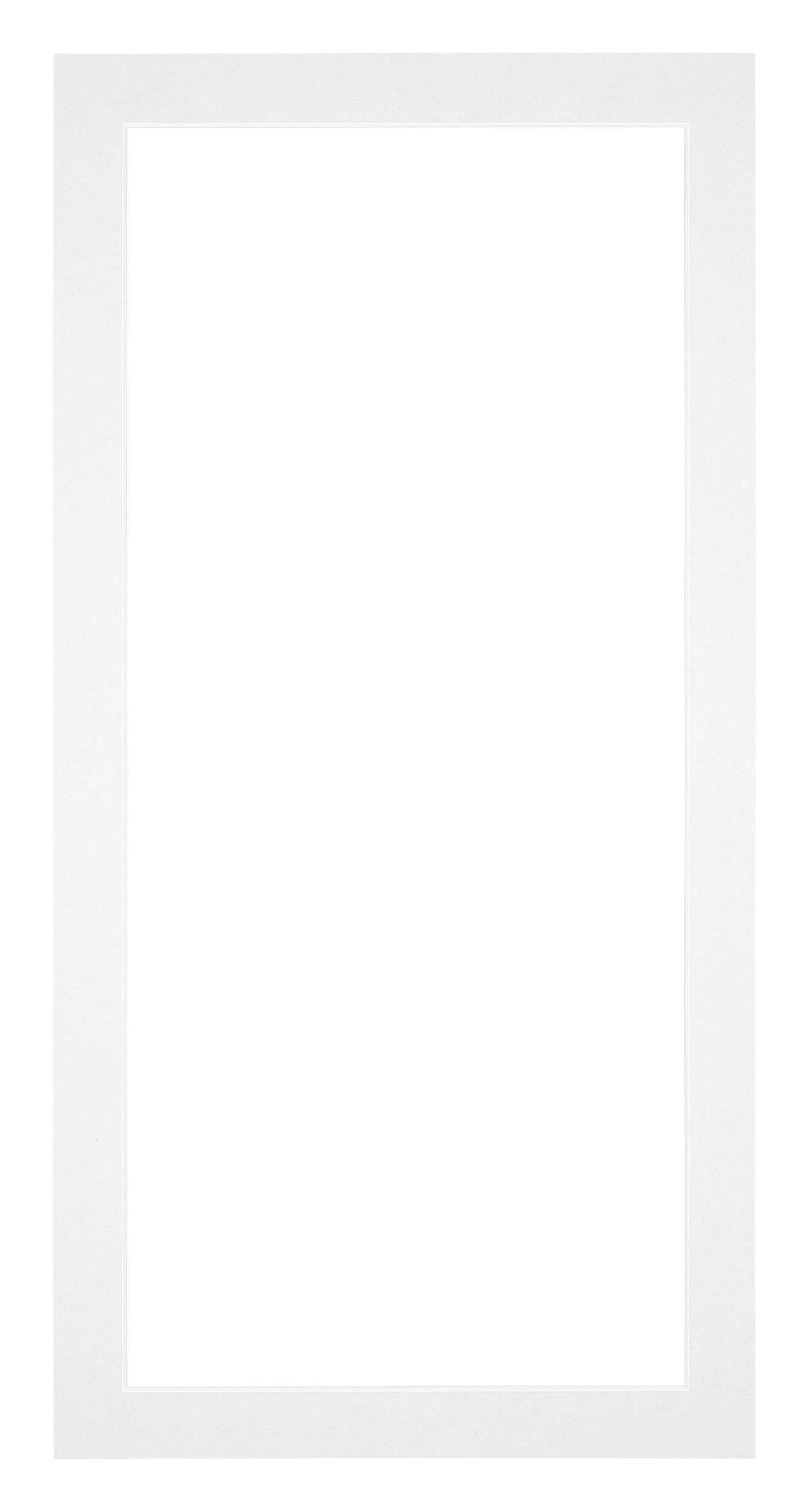 Passe Partout 20x40cm Carton White Edge 3cm Straight Front | Yourdecoration.com