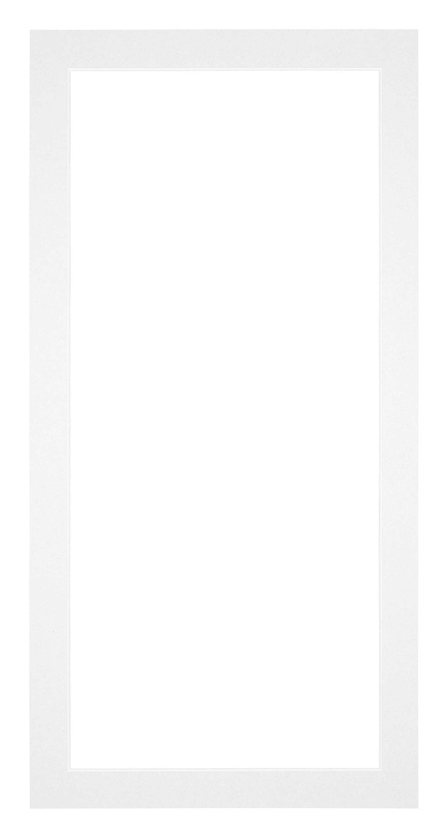 Passe Partout 20x40cm Carton White Edge 3cm Straight Front | Yourdecoration.com