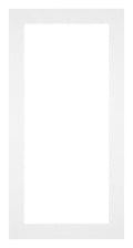 Passe Partout 20x40cm Carton White Edge 4cm Straight Front | Yourdecoration.com