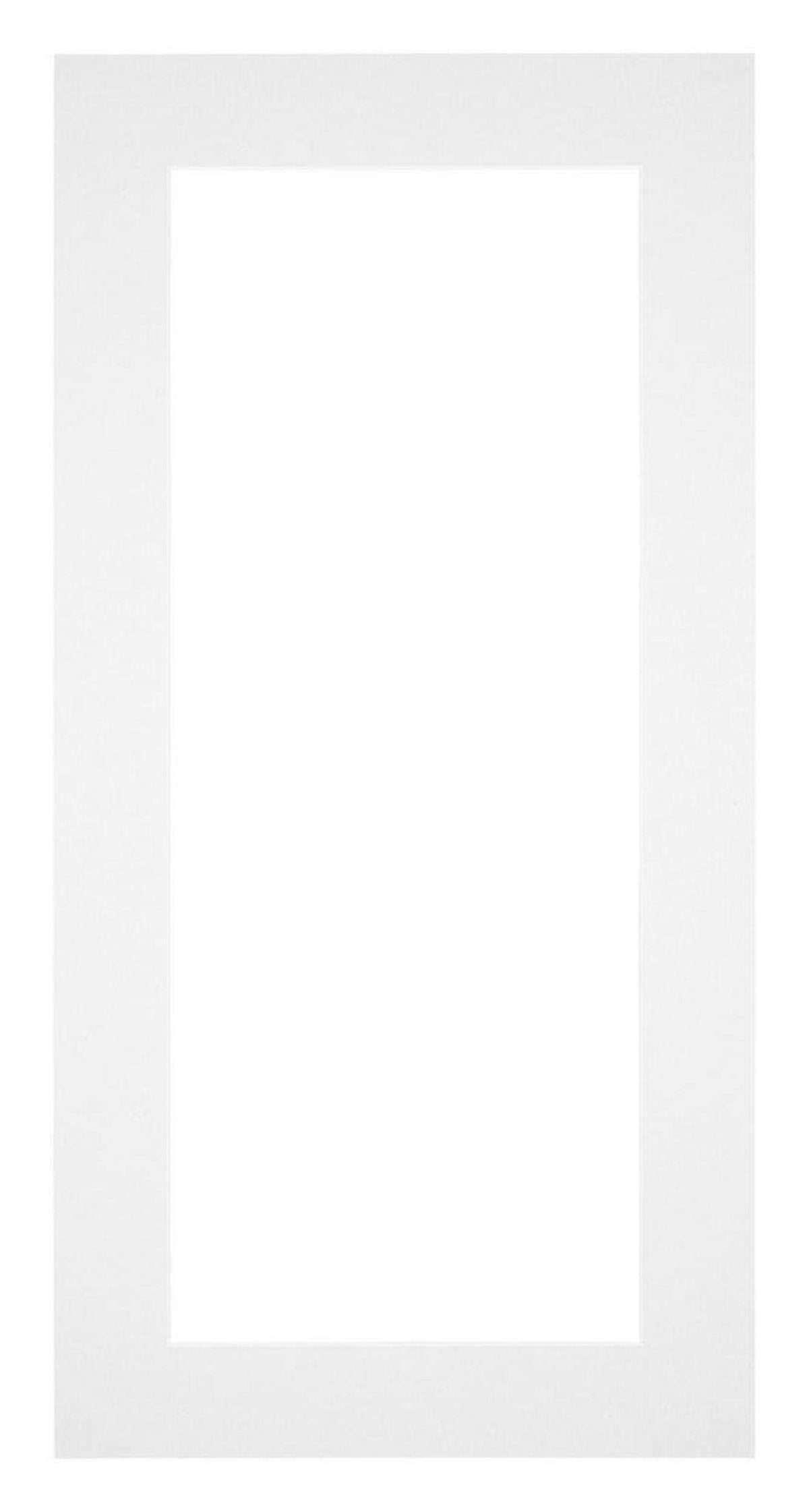 Passe Partout 20x40cm Carton White Edge 5cm Straight Front | Yourdecoration.com
