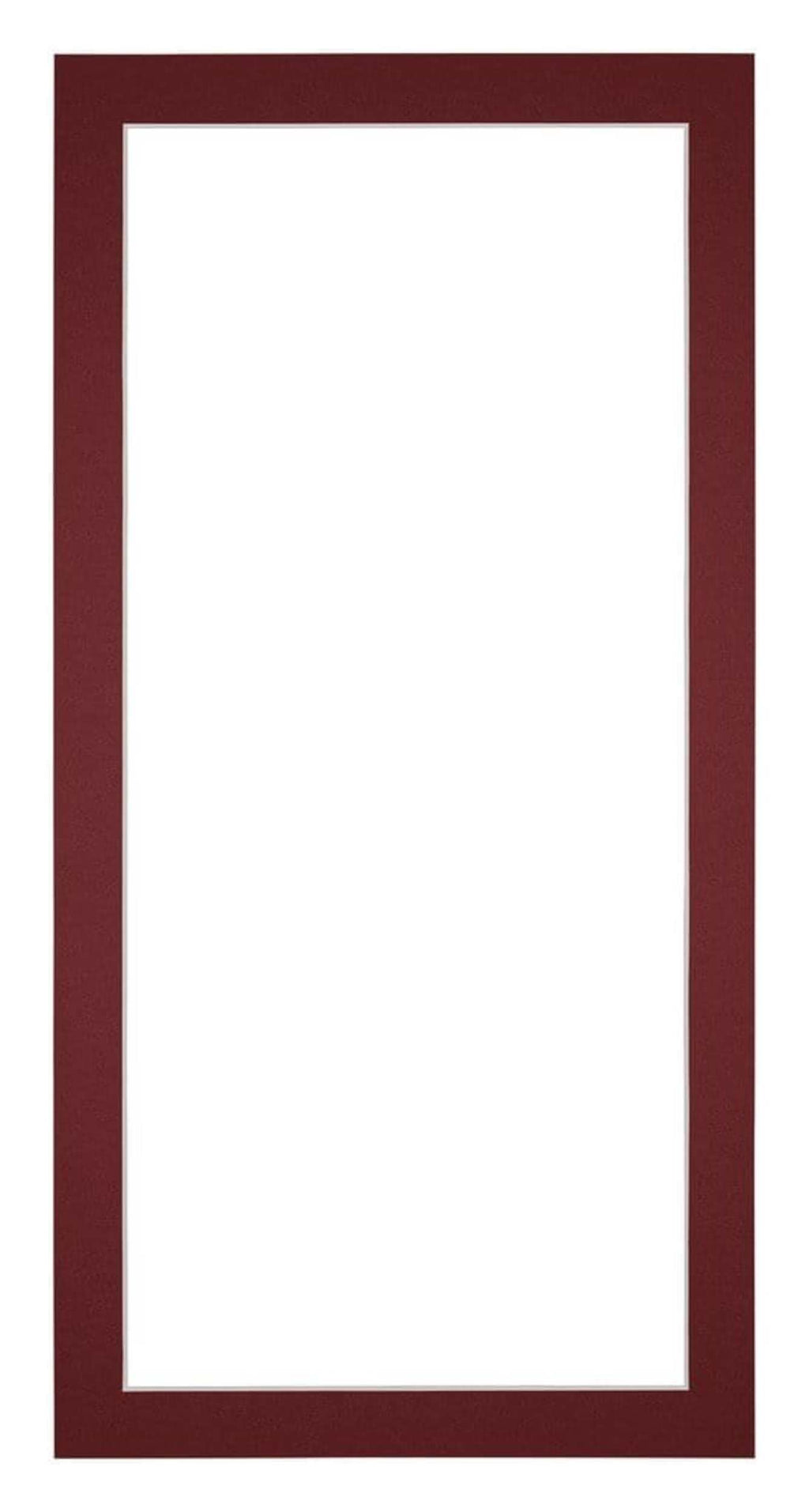 Passe Partout 20x40cm Carton Wine Red Edge 3cm Straight Front | Yourdecoration.com