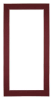 Passe Partout 20x40cm Carton Wine Red Edge 4cm Straight Front | Yourdecoration.com