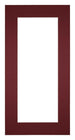 Passe Partout 20x40cm Carton Wine Red Edge 6cm Straight Front | Yourdecoration.com
