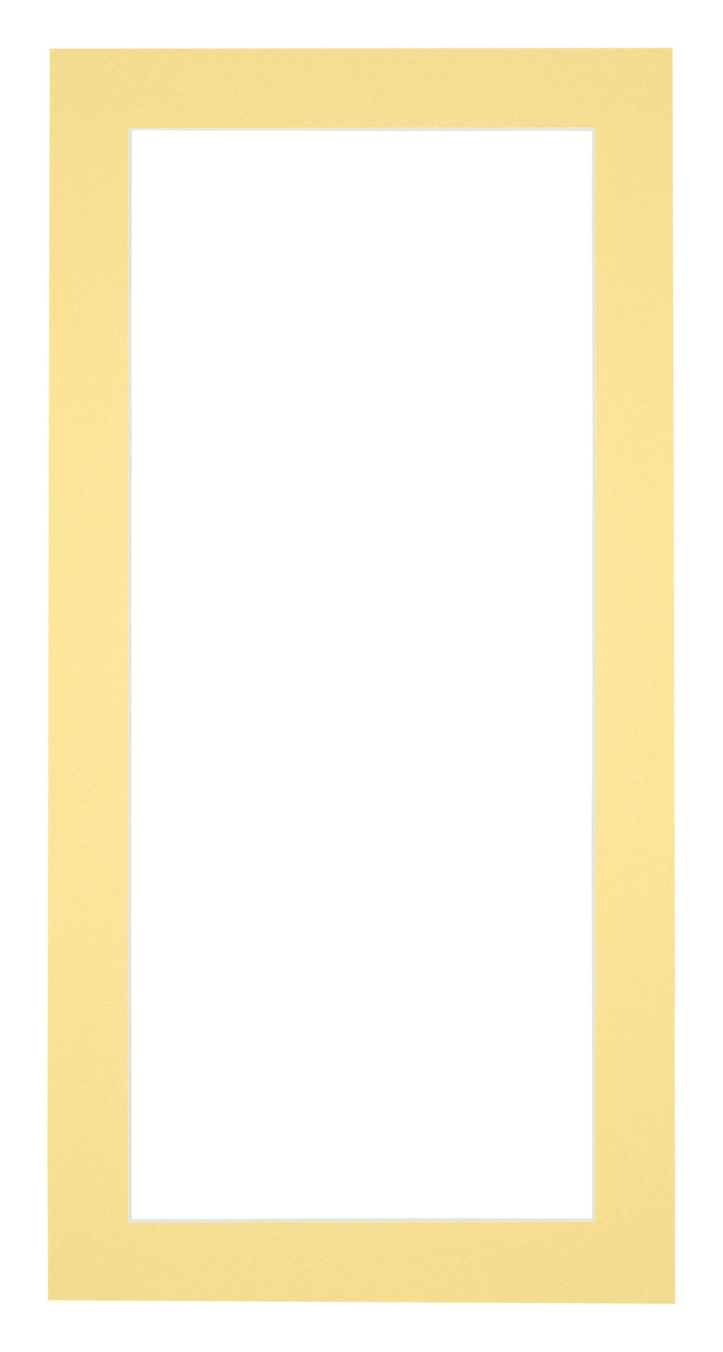 Passe Partout 20x40cm Carton Yellow Edge 4cm Straight Front | Yourdecoration.com