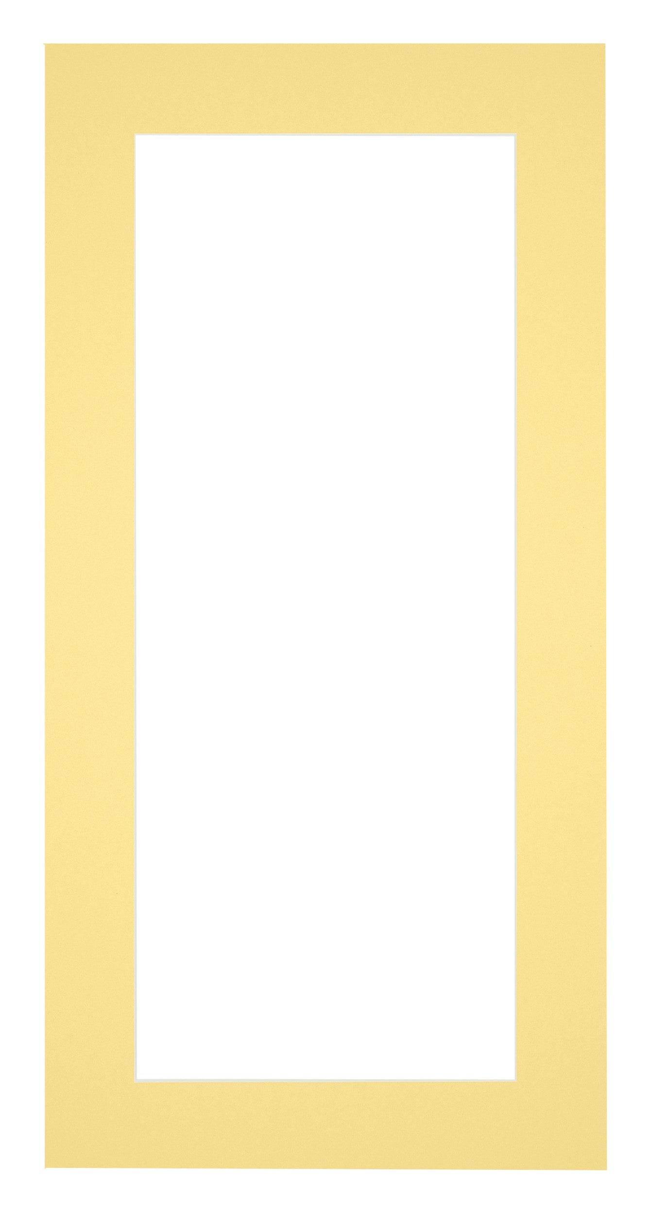 Passe Partout 20x40cm Carton Yellow Edge 5cm Straight Front | Yourdecoration.com