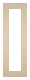 Passe Partout 20x60cm Carton Beige Edge 5cm Straight Front | Yourdecoration.com
