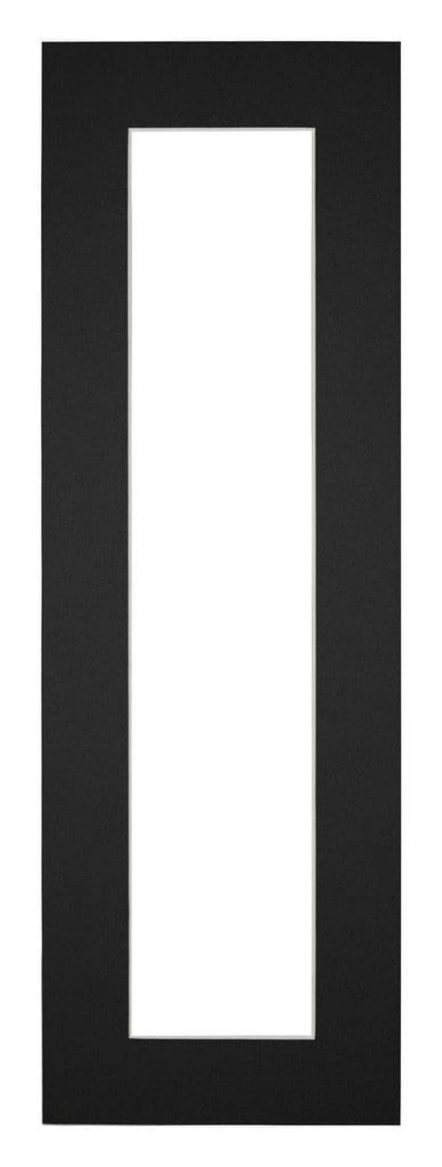 Passe Partout 20x60cm Carton Black Edge 5cm Straight Front | Yourdecoration.com