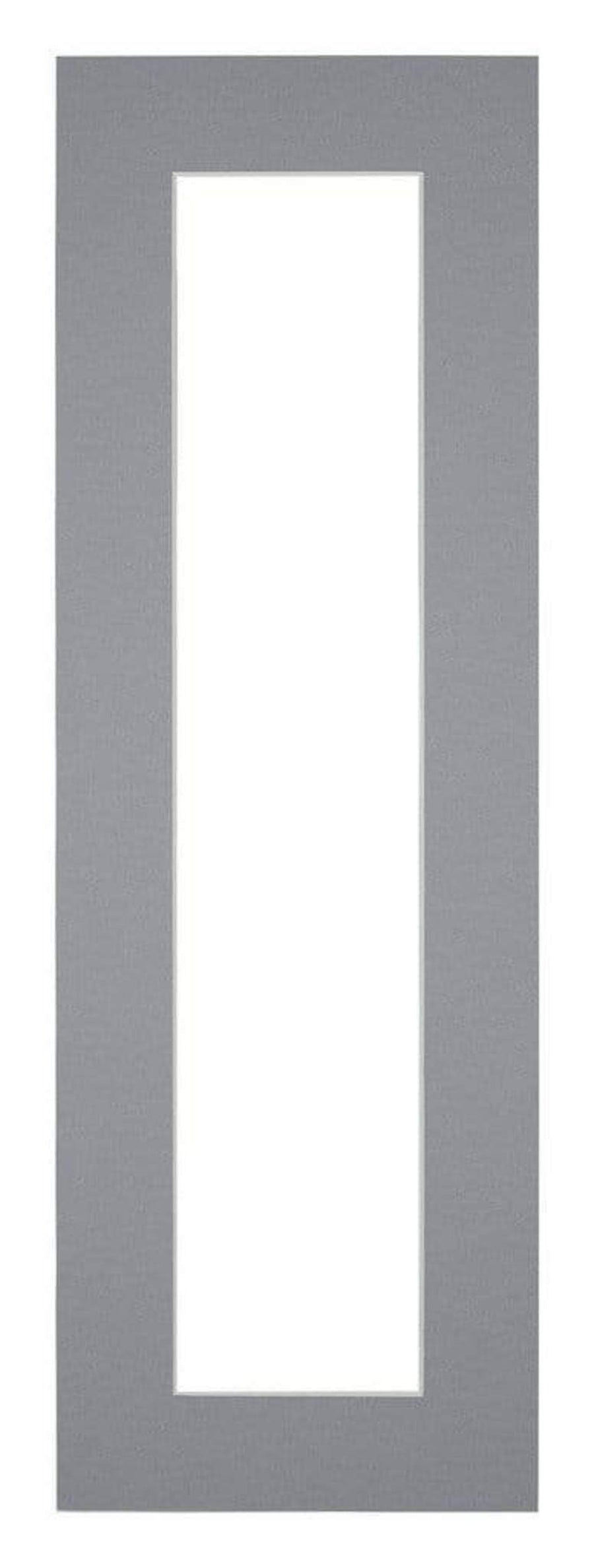 Passe Partout 20x60cm Carton Gray Edge 5cm Straight Front | Yourdecoration.com