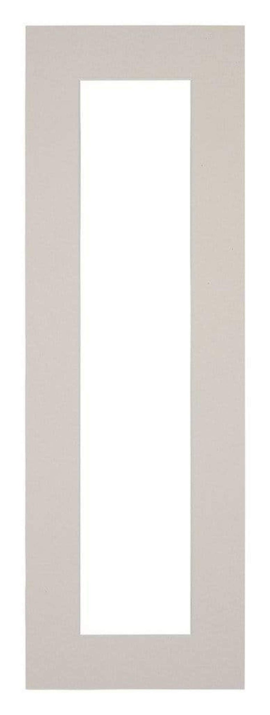 Passe Partout 20x60cm Carton Gray Gray Edge 5cm Straight Front | Yourdecoration.com