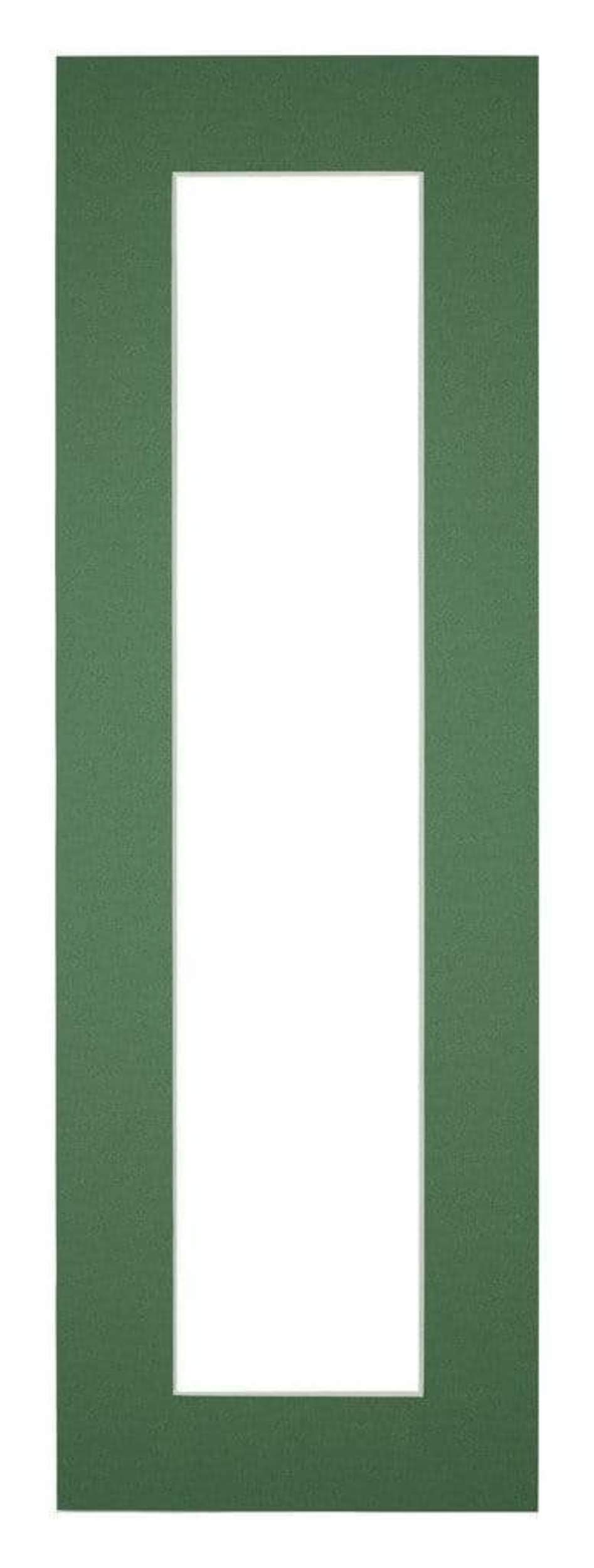Passe Partout 20x60cm Carton Green Forest Edge 5cm Straight Front | Yourdecoration.com