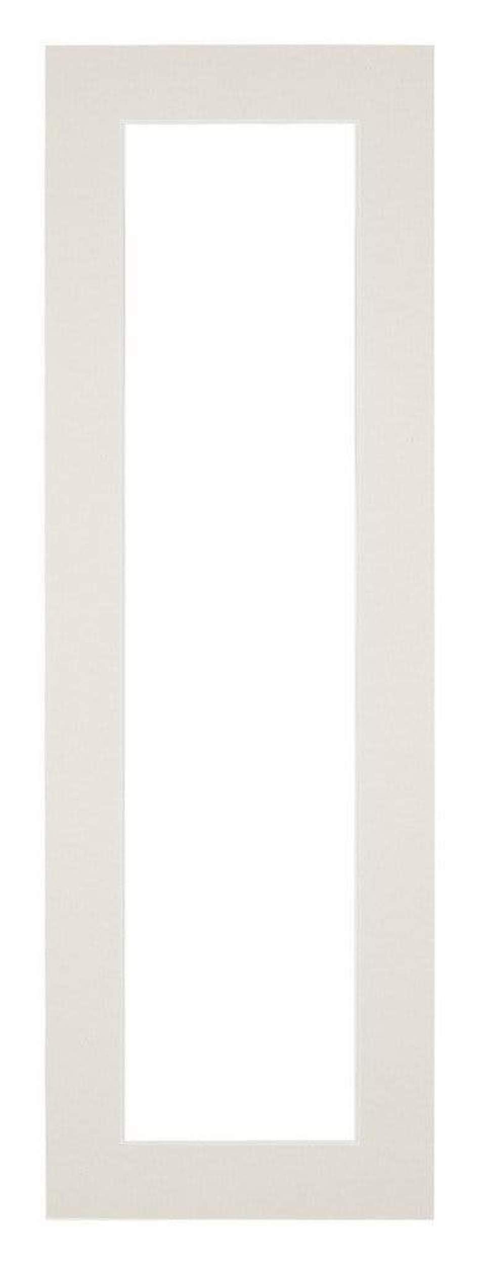Passe Partout 20x60cm Carton Light Gray Edge 4cm Straight Front | Yourdecoration.com