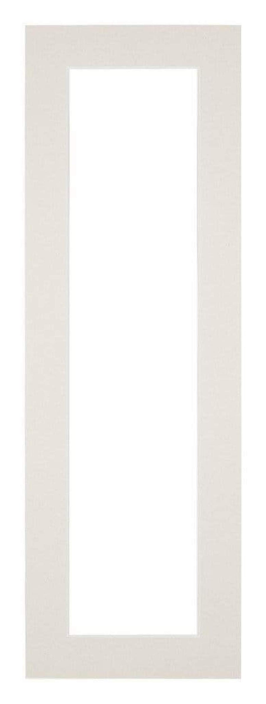 Passe Partout 20x60cm Carton Light Gray Edge 4cm Straight Front | Yourdecoration.com