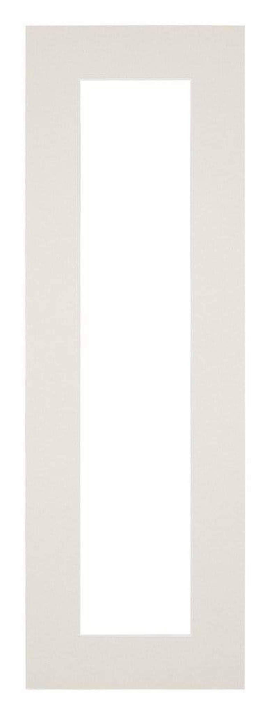 Passe Partout 20x60cm Carton Light Gray Edge 5cm Straight Front | Yourdecoration.com