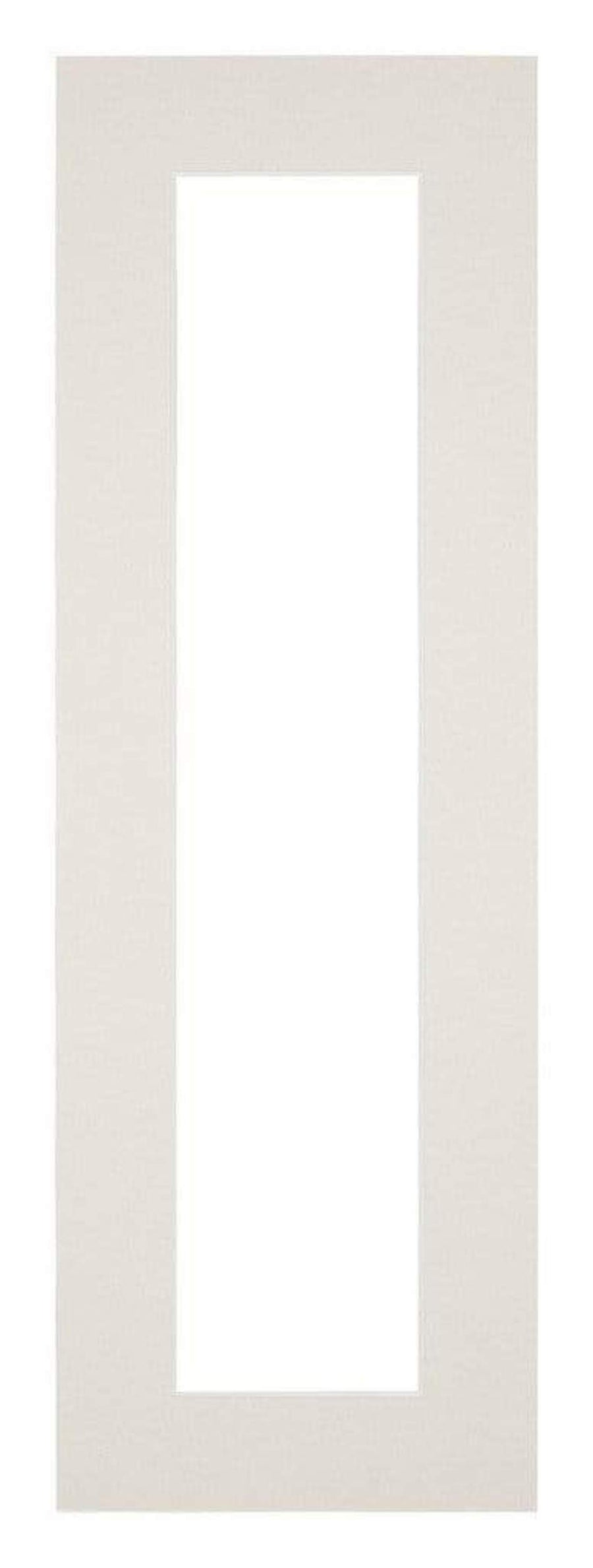Passe Partout 20x60cm Carton Light Gray Edge 5cm Straight Front | Yourdecoration.com