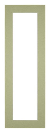 Passe Partout 20x60cm Carton Mint Green Edge 4cm Straight Front | Yourdecoration.com