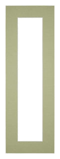 Passe Partout 20x60cm Carton Mint Green Edge 5cm Straight Front | Yourdecoration.com