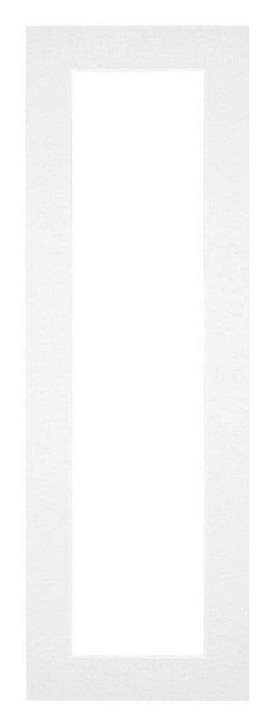 Passe Partout 20x60cm Carton White Edge 4cm Straight Front | Yourdecoration.com