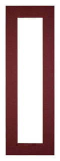 Passe Partout 20x60cm Carton Wine Red Edge 5cm Straight Front | Yourdecoration.com