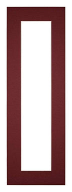 Passe Partout 20x60cm Carton Wine Red Edge 5cm Straight Front | Yourdecoration.com