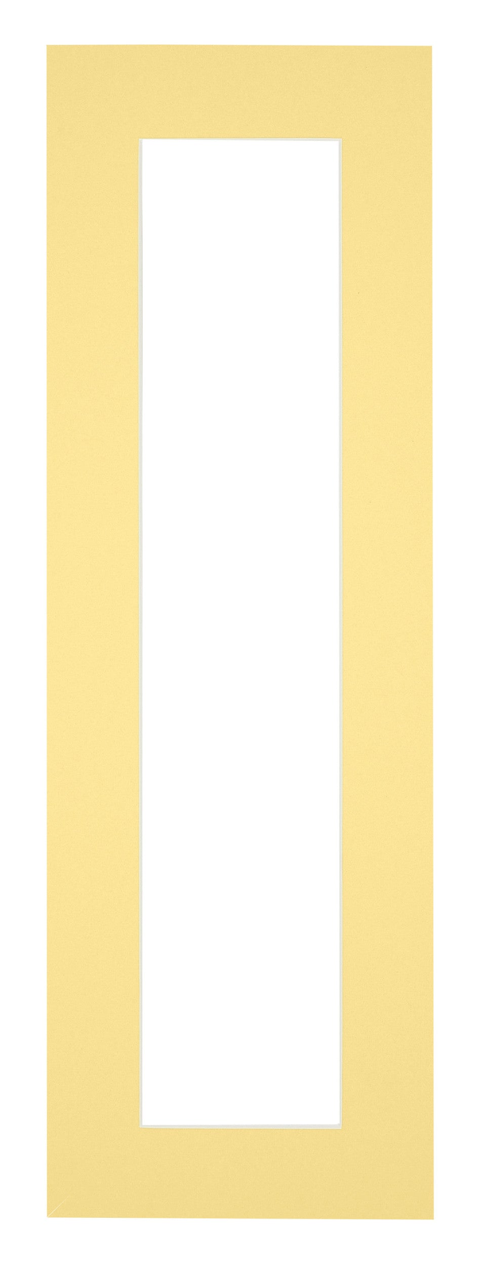Passe Partout 20x60cm Carton Yellow Edge 5cm Straight Front | Yourdecoration.com