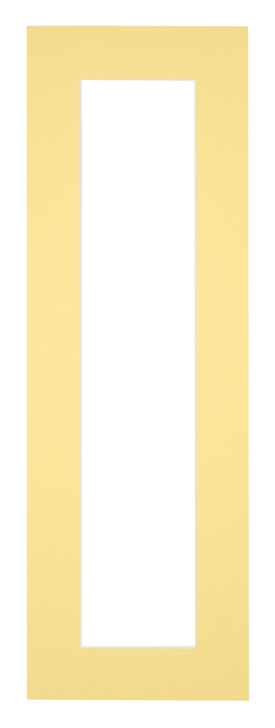 Passe Partout 20x60cm Carton Yellow Edge 5cm Straight Front | Yourdecoration.com