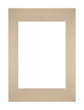Passe Partout 21x297cm A4/A5 Carton Beige Edge Straight Front | Yourdecoration.com
