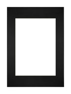 Passe Partout 21x297cm A4/A5 Carton Black Edge Straight Front | Yourdecoration.com