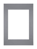 Passe Partout 21x297cm A4/A5 Carton Gray Edge Straight Front | Yourdecoration.com