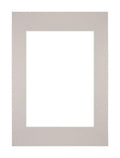 Passe Partout 21x297cm A4/A5 Carton Gray Gray Edge Straight Front | Yourdecoration.com