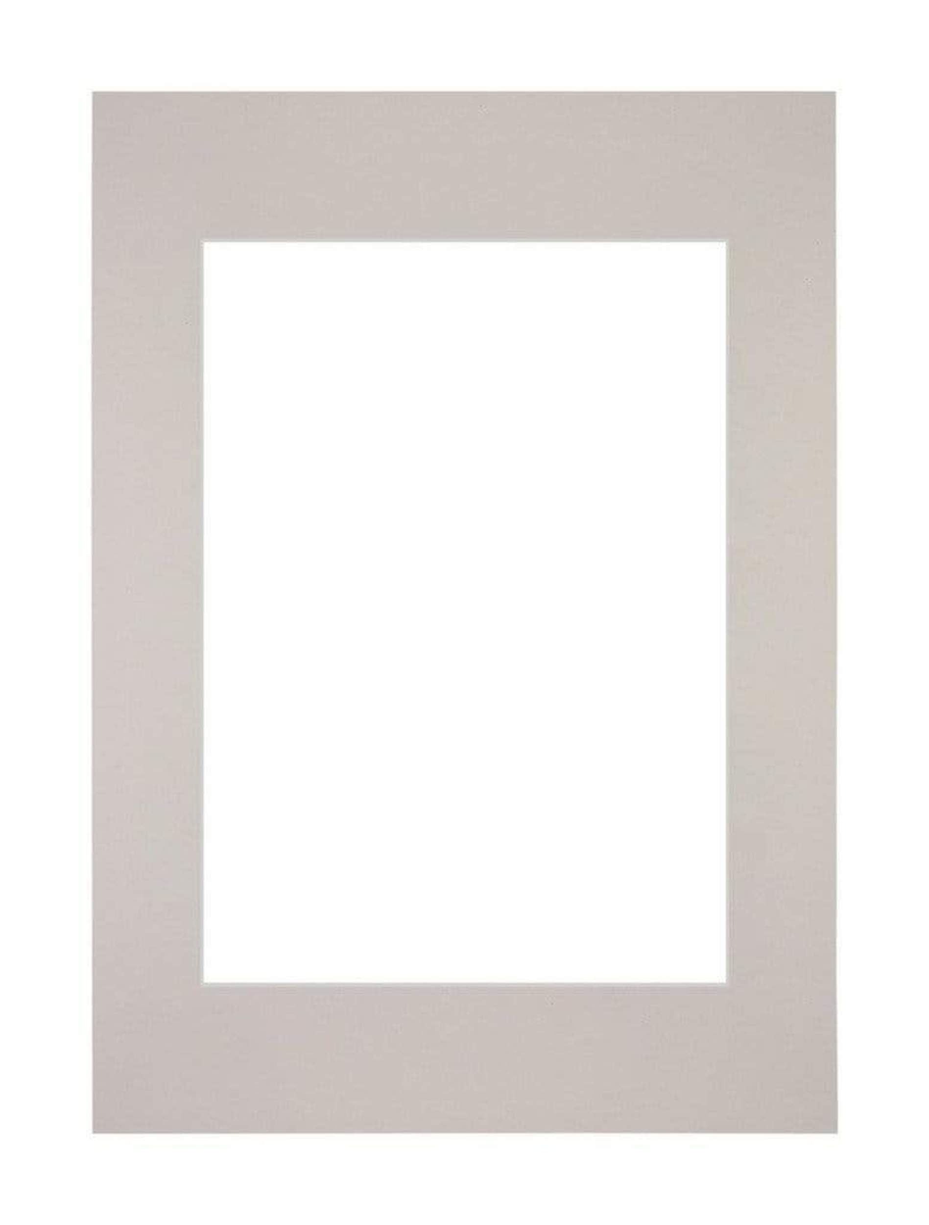 Passe Partout 21x297cm A4/A5 Carton Gray Gray Edge Straight Front | Yourdecoration.com