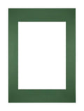 Passe Partout 21x297cm A4/A5 Carton Green Forest Edge Straight Front | Yourdecoration.com