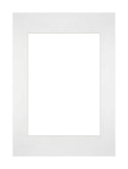 Passe Partout 21x297cm A4/A5 Carton White Edge Straight Front | Yourdecoration.com
